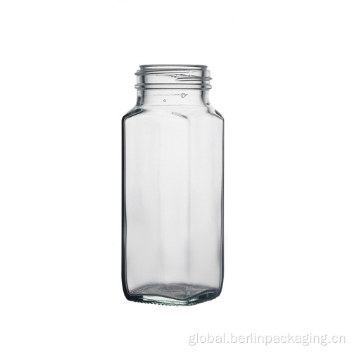  Square Condiment Glass Bottle Supplier